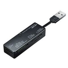 サンワサプライ アンドロイド対応カードリーダー ADR-AML22BK