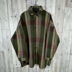 neos addictive design ネオス アディクティブ デザイン 長袖 チェック ネルシャツ ジャケット メンズ XL サイズ