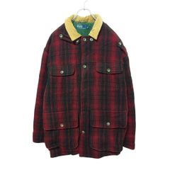 ラルフローレン ハンティングジャケット ビンテージ 短丈 レッド