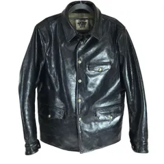 LEATHER BOMU 革ジャン Mサイズ 楽天市場】【中古】LEATHER BOMU ホースハイド レザーカーコート
