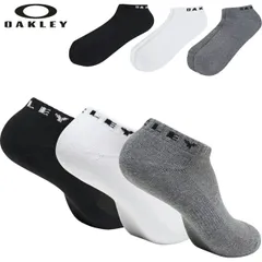 オークリーショートソックス 3足組メンズ ゴルフアクセサリー「OAKLEY 3P SOCK 93251」2025年春夏モデル日本正規品