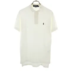 未使用 Polo by Ralph Lauren ポロバイラルフローレン 半袖 ポロシャツ M オフホワイト メンズ 古着