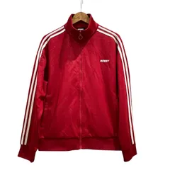 【美品】　NERDY ノルディ ベロア セットアップ ワインレッド M 美品 ノルディ ベロア ジャージ セットアップ トラックジャケット 刺繍