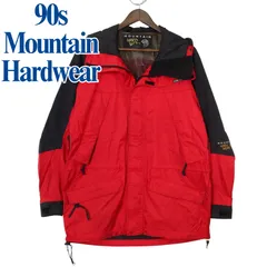 90s～00s オールド Mountain Hardwear（マウンテンハードウェア） GORE-TEX マウンテンパーカー 赤黒 M / 刺繍ロゴ ヴィンテージ ゴープコア
