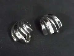 ■美品■ NINA RICCI ニナリッチ クリップ式 イヤリング アクセサリー レディース シルバー系 DG9655