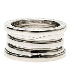 ブルガリ ビーゼロワン B-zero1 リング 指輪 #50 K18WG ホワイトゴールド レディース BVLGARI【1-0231026】