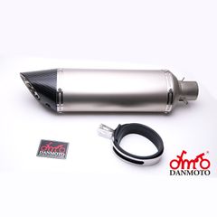 新品未使用　DANMOTO USA カーボンサイレンサー ダンモト カーボンスリップオンサイレンサーNo.6 - メルカリ