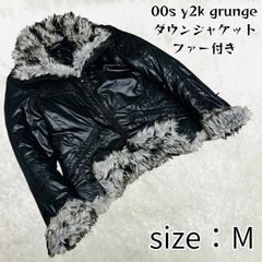 y2k 平成ギャル ギャル男 ファーダウンジャケット ダウン