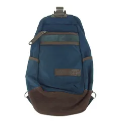 MASTERPIECE マスターピース 01357 ワン ショルダー ボディ バッグ ナイロン スエード ネイビー系 ブラウン系【中古】