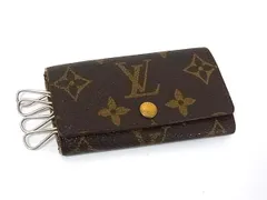 LOUIS VUITTON ルイヴィトン M62631 モノグラム ミュルティクレ4 4連 キーケース 鍵入れ メンズ レディース ブラウン系 DK5841