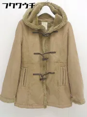 ■ Khaju カージュ SHIPS フェイクファー 長袖 ダッフル コート ベージュ レディース  【1109130008289】のサムネイル