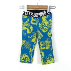 ジャム パンツ ボトムス ストレッチ 総柄 ベビー 男の子用 90サイズ 水色×黄×黒 JAM 【中古】のサムネイル