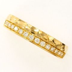 K18YG　リング　ring　指輪　11.5号　ダイヤ　0.17　総重量約3.6g
