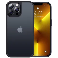 【米軍MIL規格・指紋防止】CASEKOO iPhone13 Pro 用 ケース 半透明 マット感 指紋防止 耐衝撃 米軍MIL規格 ストラップホール付き 黄変防止 耐久 サラサラ カバー ワイヤレス充電対応 2022年新型 アイフォン 13 プロ用 6. 0