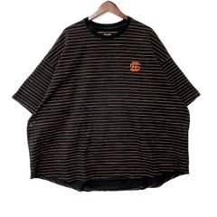 SEE SEE SUPER BIG ROUND BOADER TEEボーダーT SEESEE シーシー SUPER BIG ROUND BOARDER TEE