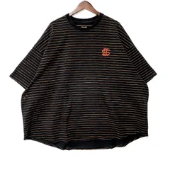 【中古品】 SEE SEE シーシー SUPER BIG ROUND BORDER TEE スーパー ビッグ ラウンド ボーダー Tシャツ 半袖 トップス 【140-250523-ay-07-izu】