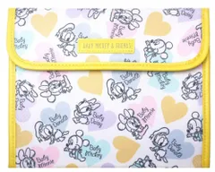 【数量限定】(1-5) ディズニー他 内ポケット有り ジャバラ式 通帳ケース カード マルチケース 母子手帳ケース [NISHIORI]