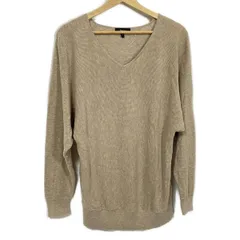 theory(セオリー) 長袖セーター サイズS レディース美品  - ライトブラウン Vネック