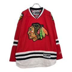 NHL Reebok シカゴ・ブラックホークス ホッケーシャツ ゲームシャツ