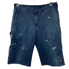 Dickies ワーク ショートパンツ W34 ネイビー ディッキーズ ハーフパンツ 古着卸 アメリカ仕入 2507-712