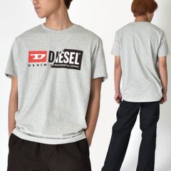 DIESEL 半袖 Tシャツ T-DIEGO-CUTY 00SDP1 0091A グレー 当店管理番号 2021101000973