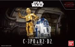 [중고] 플라스틱 모델 1/12 C-3PO & R2-D2 [스타 워즈 에피소드 8 / 마지막 제다이]
