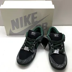 03w14775【タグ/箱付き美品】There Skateboards × Nike SB Dunk Low Pro Anthracite and Gorge Green ゼアスケートボード × ナイキ SB ダンク ロー プロ 28.5 HF7743-001