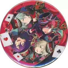 【中古】バッジ・ピンズ ALKALOID(ジャケットデザイン) 76mm缶バッジ 「CD あんさんぶるスターズ!! ESアイドルソング season3 ALKALOID / VERMILION」 アニメイト購入特典