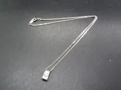 PURE WHITE ピュアホワイト SV925 ラインストーン ネックレス ペンダント アクセサリー レディース シルバー系×クリア DF1352