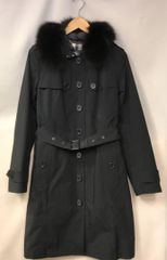 （2054）BURBERRY  フォックスファー　ダウンライナー付き　コート　Z0301