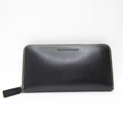 エンポリオアルマーニ EMPORIO ARMANI 未使用品 長財布 ラウンドジップウォレット ステッチ ブラック E051900639 0531のサムネイル