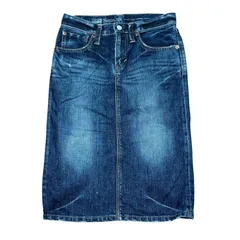 EDWIN 503 for Ladies 53592 デニム スカート 膝丈 インディゴ レディースXS エドウィンのサムネイル