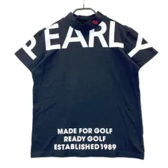 サイズ：2 PEARLY GATES パーリーゲイツ  ハイネック 半袖Tシャツ ビッグプリント ブラック系 [240101496472] ゴルフウェア レディース ストスト