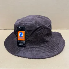 新品未使用 newhattan ニューハッタン バケットハット コーデュロイ  ダークブラウン 茶色 S/Mサイズ L/XLサイズ ツイルコットン 帽子 無地 バケハ ハット ブラウン ダークチョコレート ダークチョコ チョコ