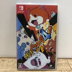 08w13586 ゲームソフト  Nintendo Switch  妖怪ウォッチ４＋＋　メダル付　【中古品】