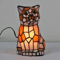 フランスヴィンテージ 不思議な猫のランプ 置物 オブジェ ネコ