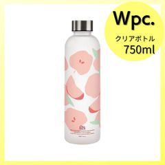 Wpc. patterns ウォーターボトル オメナピンク 750ml 水筒 ボトル 大きい 大容量 可愛い かわいい 透明 メモリ付き 会社 オフィス ジム 水分管理