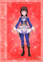 [중고] 클리어 파일 쿠로사와 다이아 미니 클리어 파일 [러브라이브! 선샤인!! The School Idol Movie Over the Rainbow] 오리지널 3주 콤보 세트 특전