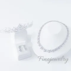 【ブランド公式】P009N002T004 3点セット ブライダルアクセサリー フィノジュエリー イヤリング ビジュー キュービック キュービックジルコニア ウェディング ブライダル 花嫁 結婚式 ウエディングアクセサリー 海外挙式 2次会 パーティー ゲスト