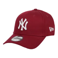 NewEra ニューエラ キャップ ニューヨーク・ヤンキース 9FORTY メンズ レディース 帽子 NY ロゴ ベースボールキャップ 野球帽 メジャーリーグ ワインレッド
