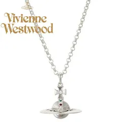 vivienne westwood ヴィヴィアン・ウエストウッド ネックレス シルバー仕上げ 立体オーヴ ラージオーヴ NEW SMALL ORB 63020096-02P019 No-10