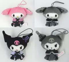 【中古】キーホルダー 全4種セット あみあみリボンファッションマスコット 「マイメロディ・クロミ」