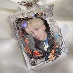 トレカケース デコ 硬質ケース 韓国 レジン ホログラム ラメ - メルカリ