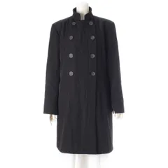 【 希少・正規品 】グッチ ロングコート ジャンボ GG カシミヤ混 黒 38 希少・正規品 】グッチ ロングコート ジャンボ GG カシミヤ混 黒