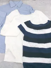 ◇ IENA イエナ まとめ売り3点セット サイズM相当 長袖 シャツ ブラウス カットソー 半袖 ニット セーター *  【1002799995962】