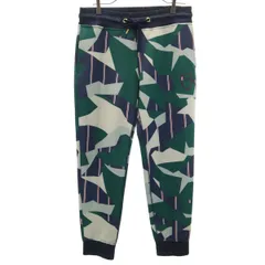 BLACK LABEL CRESTBRIDGE ブラックレーベルクレストブリッジ 日本製 幾何学柄 ジョガーパンツ M グレー メンズ 古着