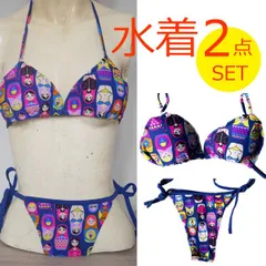69SLAM☆MATRIOSHKA NAVY ブラ＆ボトムス セット ビキニ 水着のサムネイル