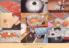 [중고] 머그컵·탕만 위궁 시로 A3 종이제 런천 매트 [위궁 산치의 오늘의 밥×ufotable Dining 제2기] 내점 특전