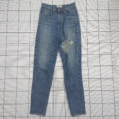 ◇ Θ ジェイダ カジュアル系 THIGH HIGHダメージペグトップデニムパンツ サイズXS ブルー系 レディース E  【1508200022758】のサムネイル