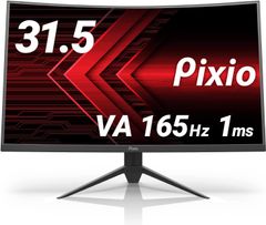 Pixio PXC327 Advanced 湾曲ゲーミングモニター 32インチ WQHD Fast-VAパネル 165Hz 1ms